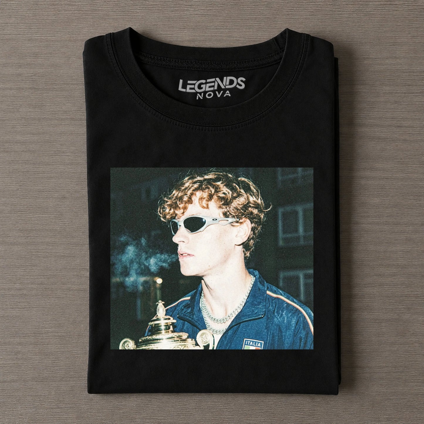 Wimbledon 2026 Men's Singles Champion Italy Jannik Sinner T-shirt