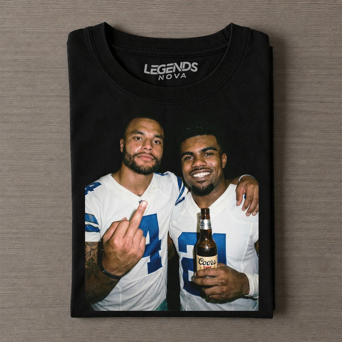 Dak Prescott & Ezekiel Elliott Football T-shirt
