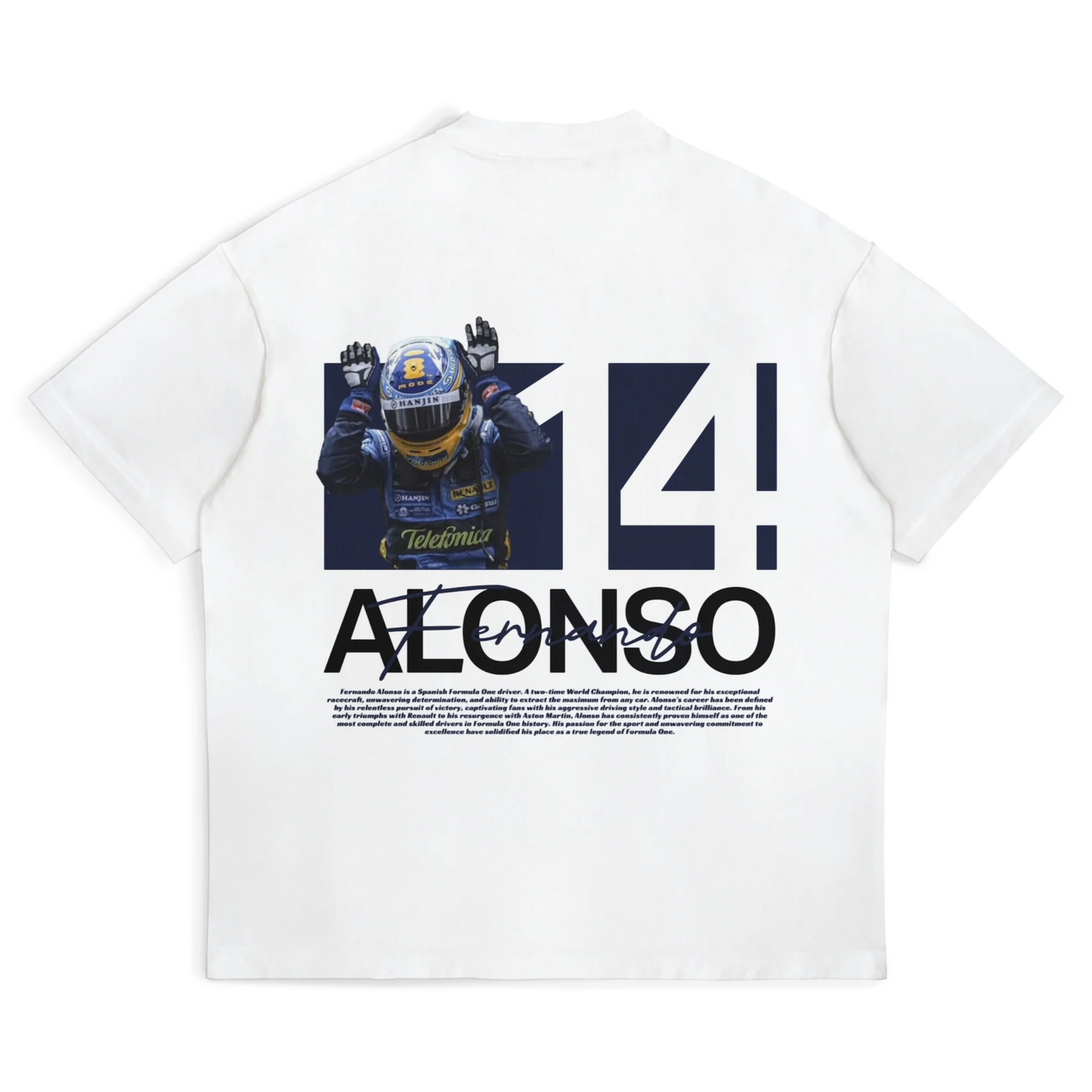 Fernando Alonso Pose Tee/Hoodie