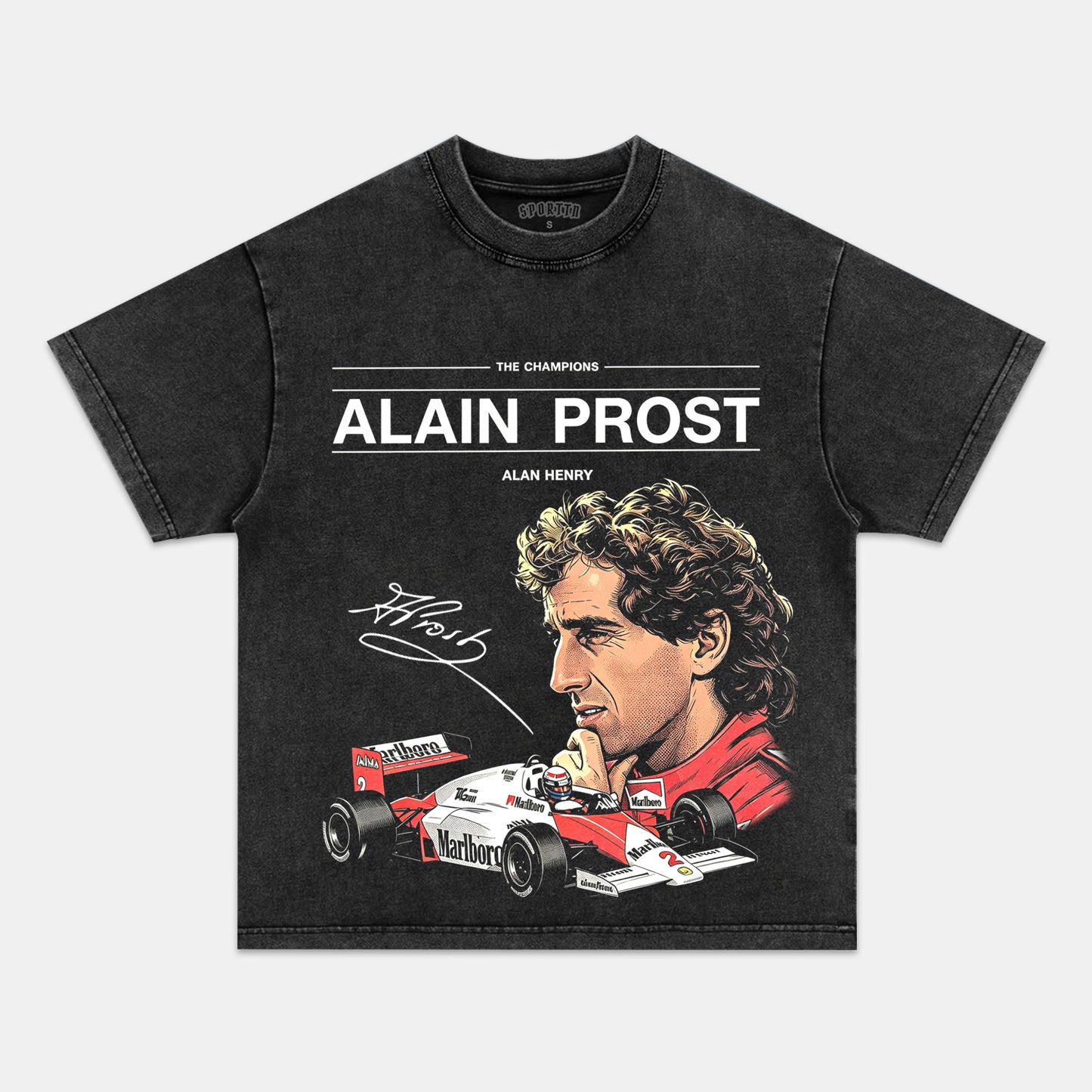 Alain Prost Autograph Collection Tee