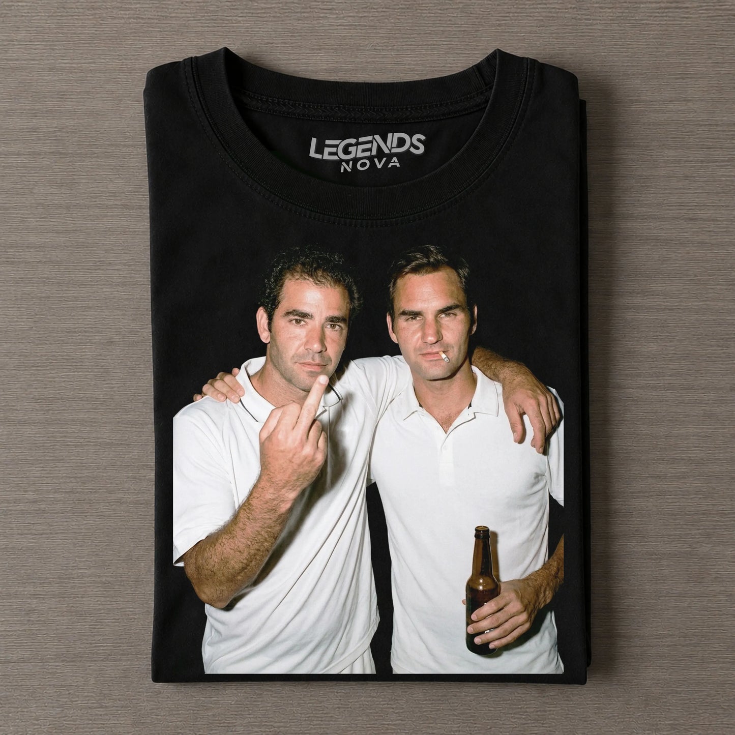 Roger Federer & Pete Sampras Tennis Funny T-shirt