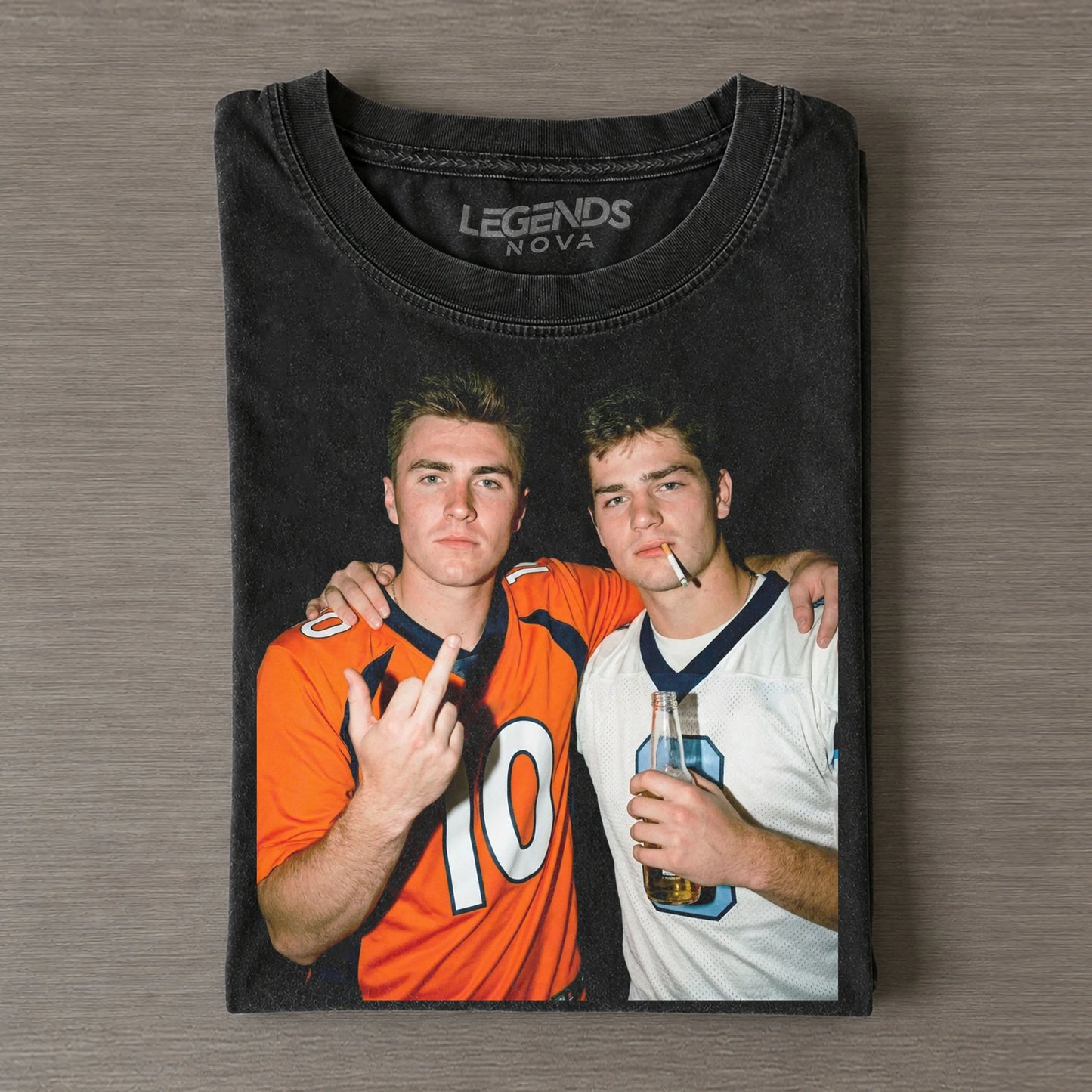 Bo Nix & Drake Maye Football T-shirt