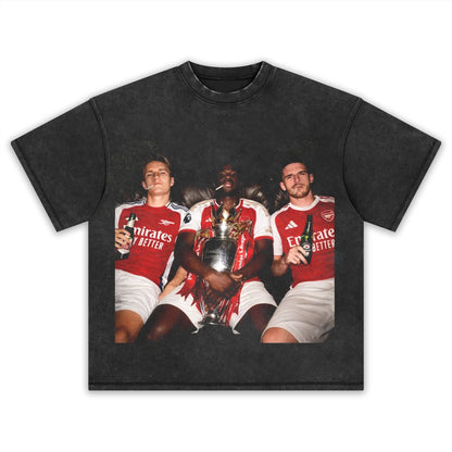 Arsenal-Declan Rice ＆ Bukayo Saka ＆ Martin Odegaard Tee