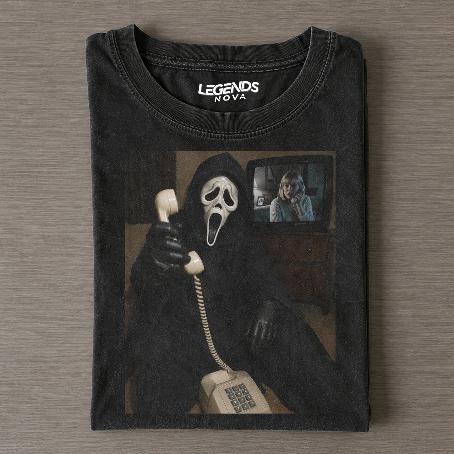 Vintage Halloween Funny Ghostface Tee