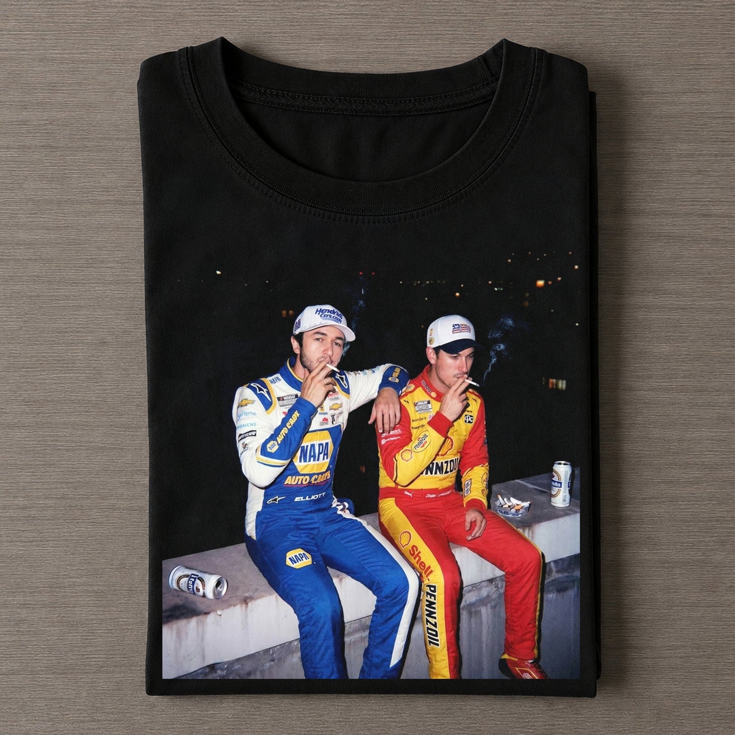 Chase Elliott & Joey Logano Funny Vintage V2 Tee