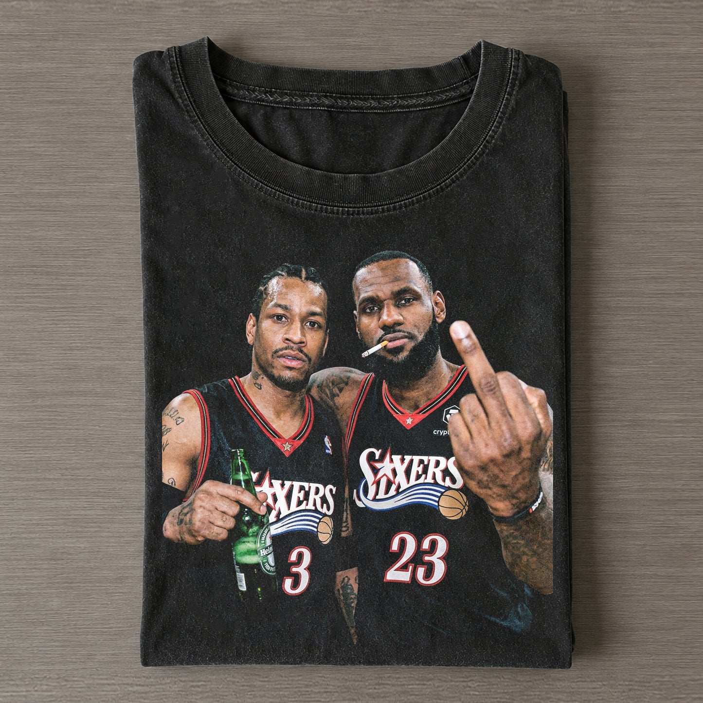LeBron James & Allen Iverson Funny Tee
